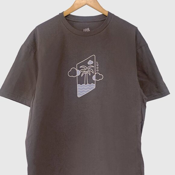 NEVER USED - Grey Palm Paradise Tee - centre chest - LuCo - Picture 2 of 3